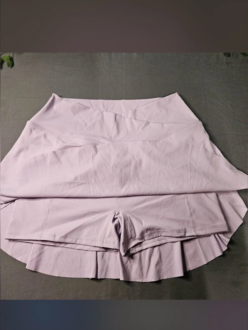 HALARA Light Pink Skater Skirt with High Waist